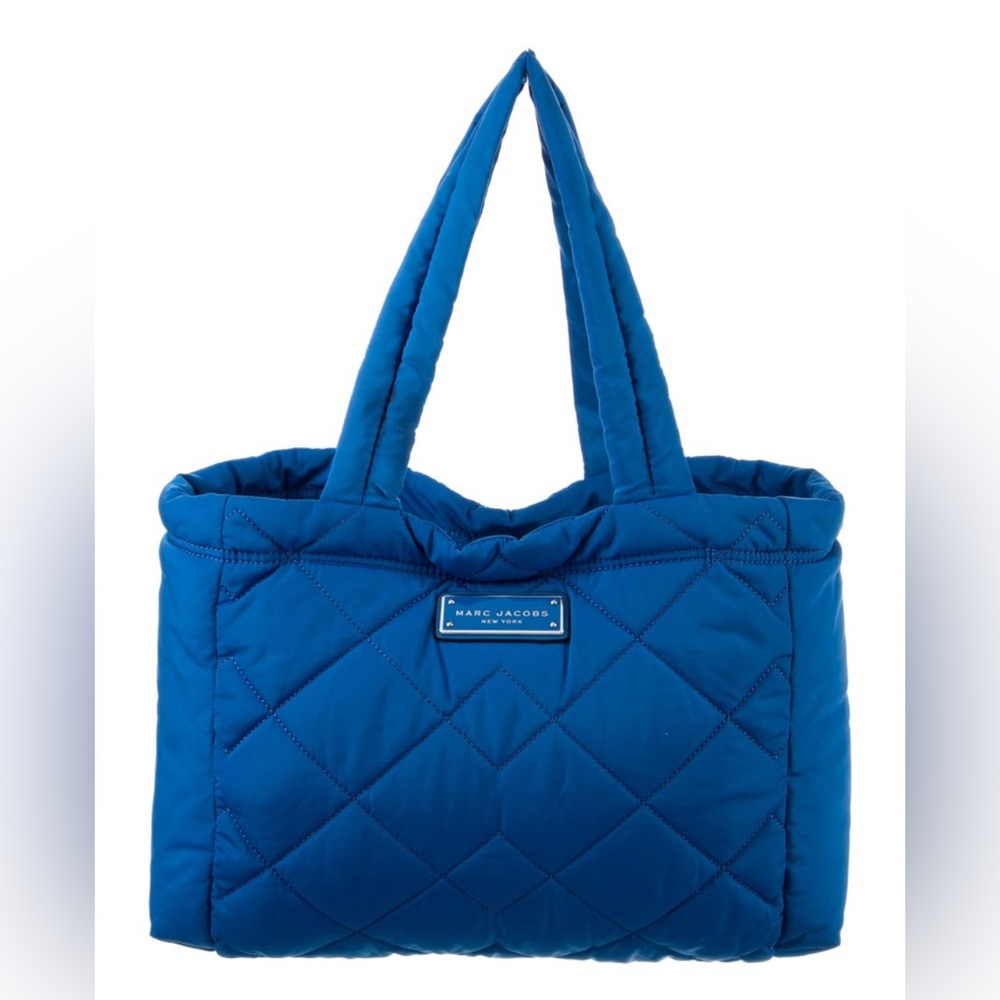 Marc Jacobs Blue Puffer Tote Bag
